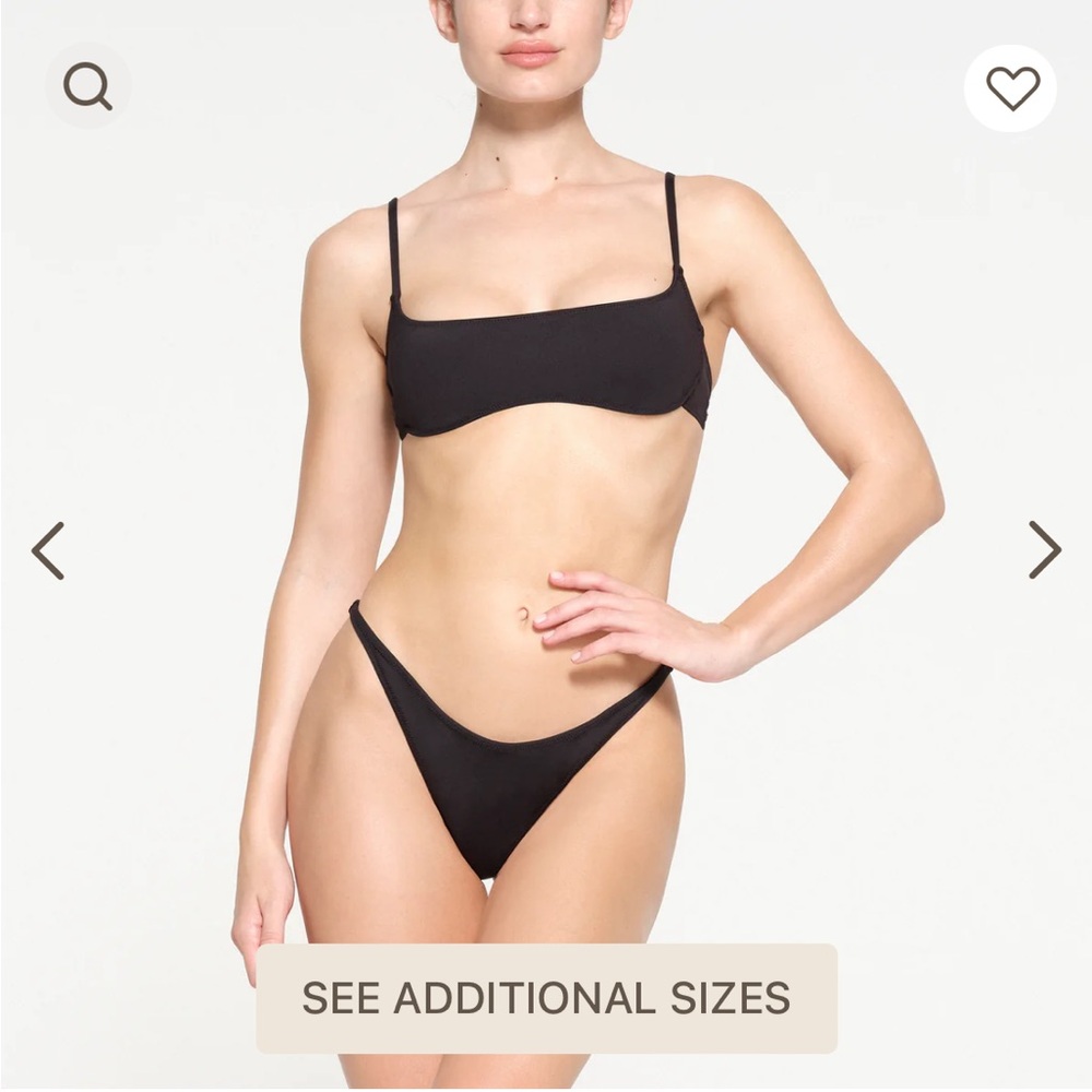 Skims micro scoop bikini top